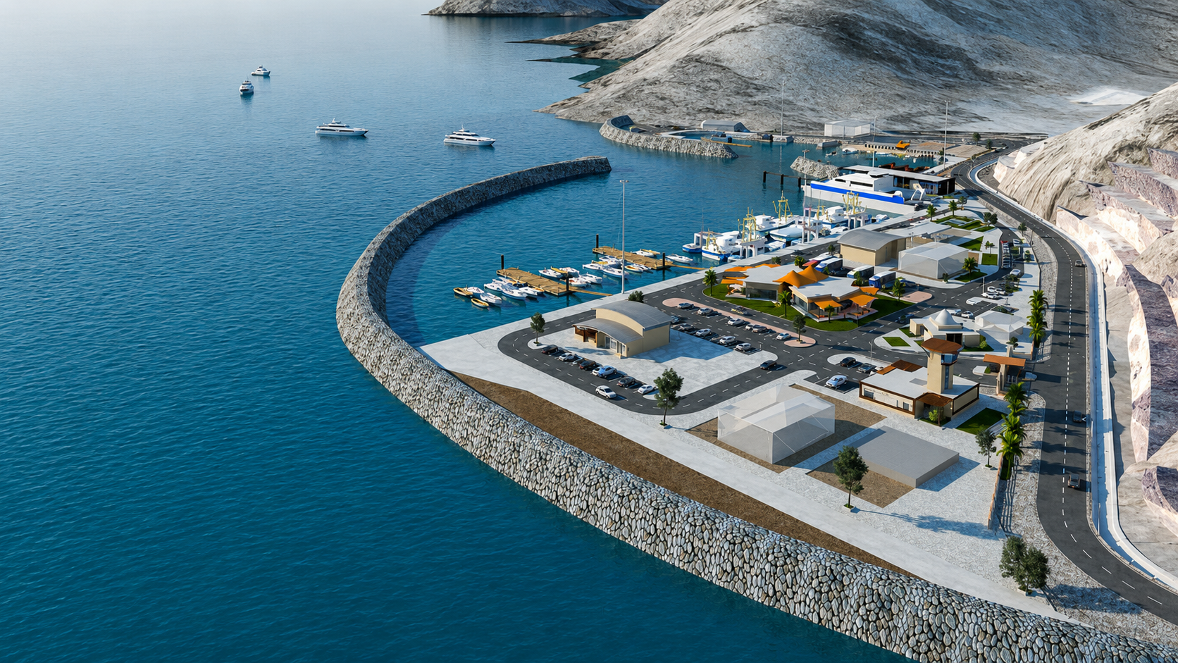 Kumzar Harbour Oman
